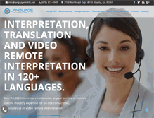 Tablet Screenshot of languagelinkllc.net